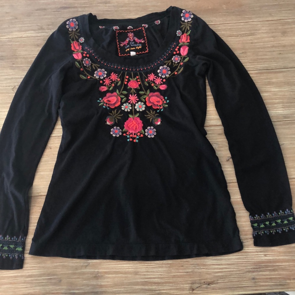 JW LA  embroidered long sleeve